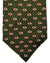 Kiton Sevenfold Tie Dark Green Mini Paisley