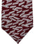 Kiton Sevenfold Tie Maroon Gray Silver Geometric New