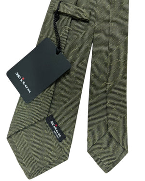 New 
Kiton Tie Forest Green