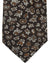 Kiton Sevenfold Tie Brown Paisley