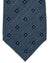 Kiton Sevenfold Tie Gray Navy Silver Design