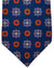Kiton Tie Nay Orange Mini Medallion
