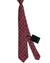 Kiton Tie Navy Red White Design