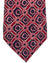 Kiton Tie Navy Red White Design