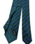Kiton Sevenfold Tie Green Stripes