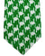 Kiton Sevenfold Tie White Green Houndstooth - Linen