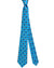 Kiton Tie Sky Blue Design - Luxury Sevenfold Necktie