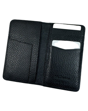 New Kiton Wallet Black Grain Leather Men Wallet