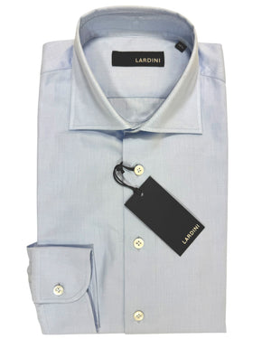 Lardini Dress Shirt Blue - Spread Collar