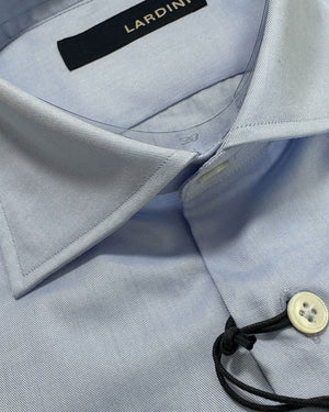 Lardini Dress Shirt Blue - Spread Collar 40 - 15 3/4 SALE