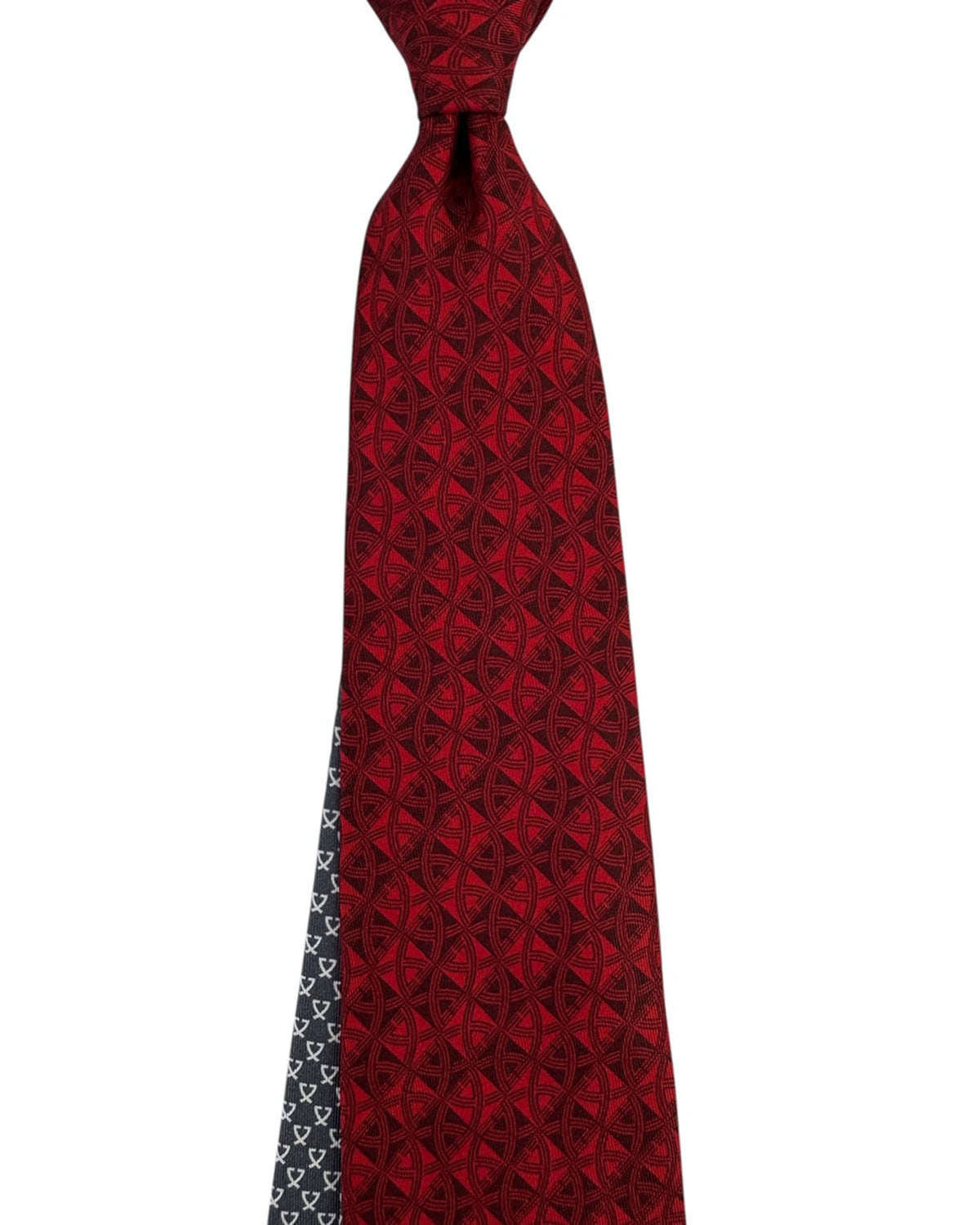 Leonard Paris Silk Tie Red Logo SALE