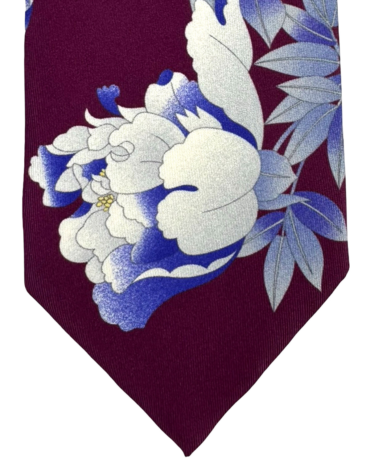 Leonard Paris Tie Purple Floral