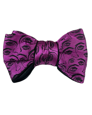 Le Noeud Papillon Purple Original Design - Luxury Self Tie Bow Tie