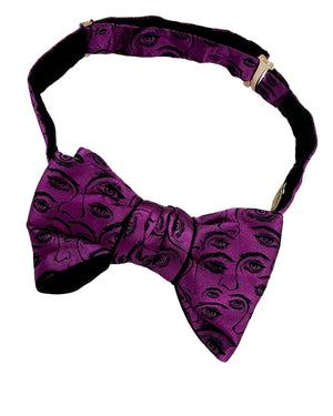 Le Noeud Papillon Purple Original Design - Luxury Self Tie Bow Tie