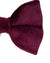 Le Noeud Papillon Bow Tie Maroon Velvet Large Butterfly