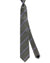 E. Marinella Tie Gray Lilac Stripes Design