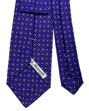 E. Marinella Silk Tie Purple Design