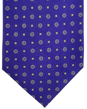 E. Marinella Silk Tie Purple Design