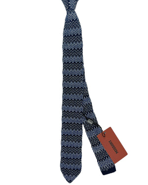 Missoni Knitted Tie Wool Silk