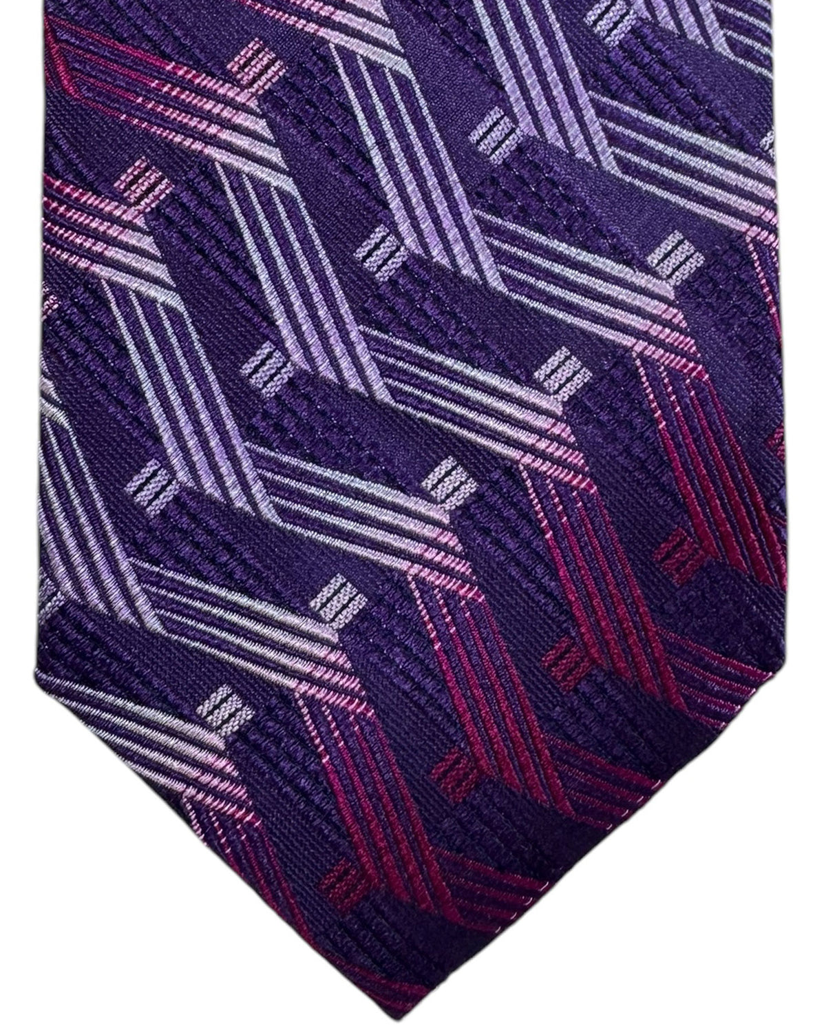 Missoni Silk Tie Purple Design