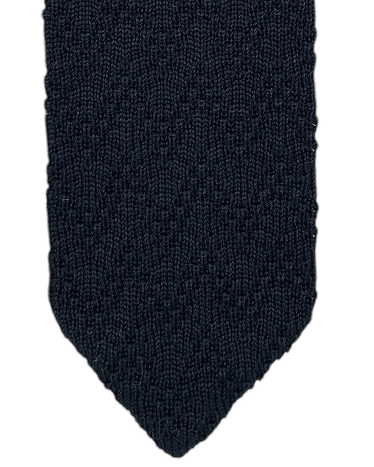 Missoni Knitted Tie Solid Navy