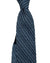 Missoni Knitted Skinny Tie Navy Blue Stripes Design