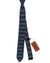 Missoni Knitted Tie Royal Blue Herringbone Design Wool Silk