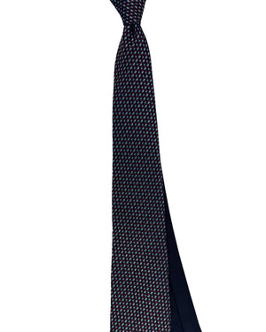 Missoni Silk Tie Red Sky Blue Skinny Stripes