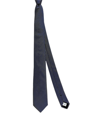 Moschino Tie Royal Blue Geometric SALE