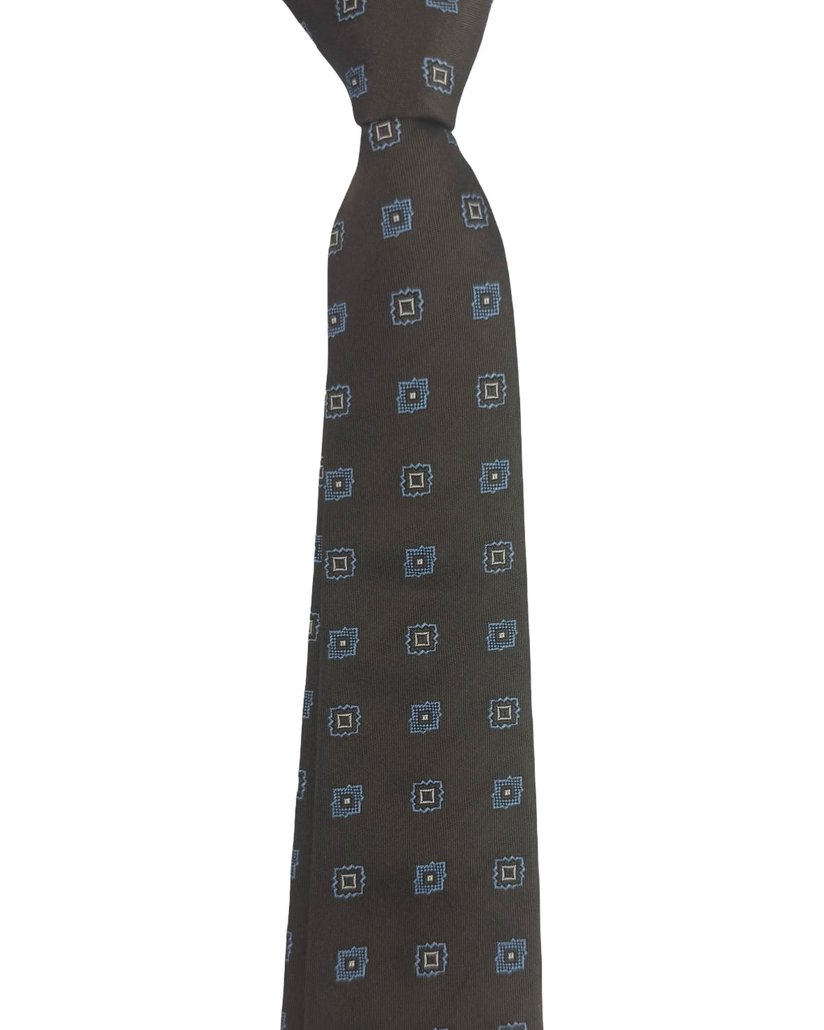 Moschino Silk Tie Classic Geometric Design