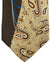 Vitaliano Pancaldi Tie Beige Paisley & Swirly Stripes