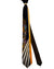 Vitaliano Pancaldi Tie Black Orange-Golden Tropical Bloom Floral