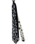 Vitaliano Pancaldi Tie Black Gray Monochrome Optical Circles