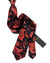 Vitaliano Pancaldi Pleated Silk Tie Maroon & Black Paisley