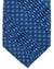 Vitaliano Pancaldi Pleated Silk Tie  Blue Bit Pattern
