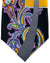 Vitaliano Pancaldi Silk Tie Paisley Floral Orange-Gold Lilac