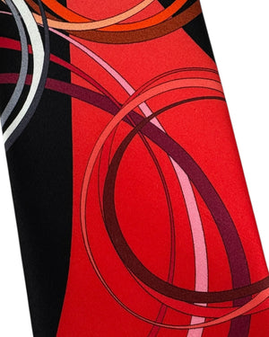 Pancaldi Tie Black Red Circles