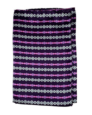 Vitaliano Pancaldi Silk Pocket Square Purple Design