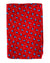 Vitaliano Pancaldi Silk Pocket Square Royal Blue Red Floral