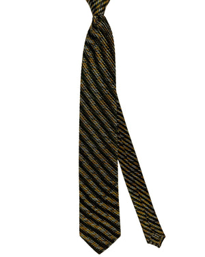 Vitaliano Pancaldi Pleated Silk Tie 