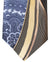 Vitaliano Pancaldi Silk Tie Brown Gray Swirl & Ornamental Design