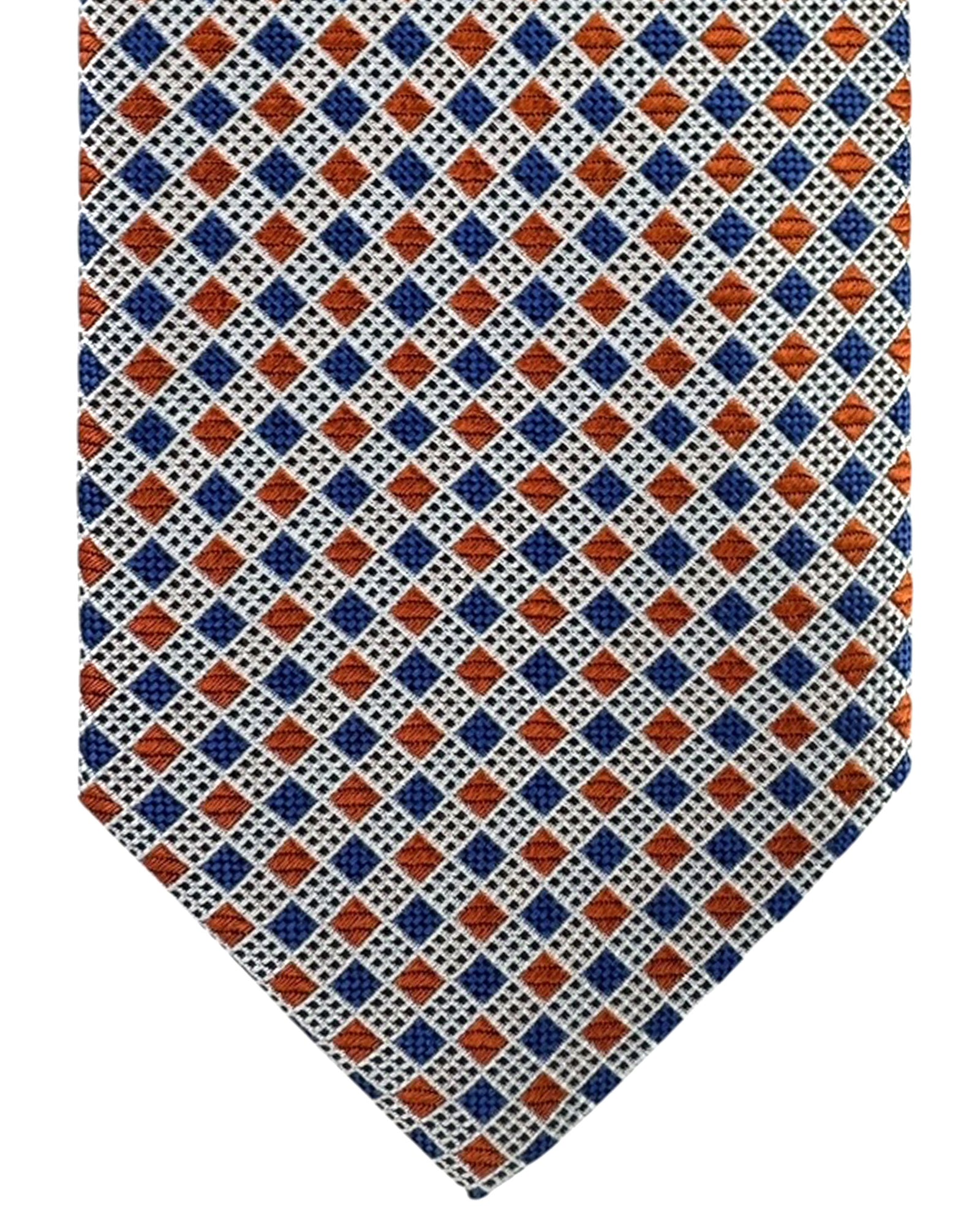 Thomas Pink Tie Silver Royal Blue Brown Design
