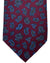 Stefano Ricci Silk Tie Maroon Blue Paisley