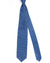 Stefano Ricci Tie Blue Dark Blue Geometric - Pleated Silk