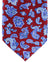 Stefano Ricci Silk Tie Red Blue Paisley