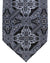 Stefano Ricci Silk Tie Black Gray Medallions