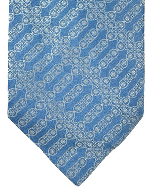 Stefano Ricci Silk Tie Blue Mini Floral