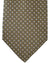 Stefano Ricci Silk Tie Taupe Mini Floral