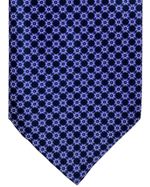 Stefano Ricci Silk Tie Purple Mini Floral