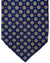 Stefano Ricci Silk Tie Navy Brown Medallion Design